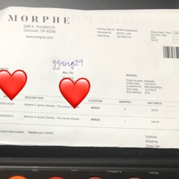 NIB James Charles X Morphe Set - Picture 4 of 4